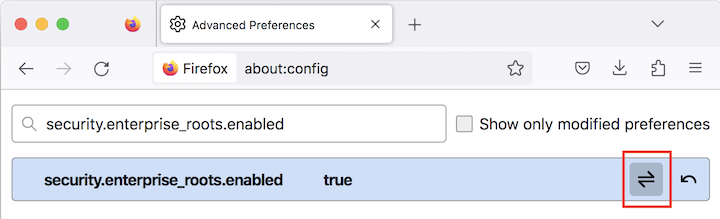 security.enterprise_roots.enabled in Firefox
