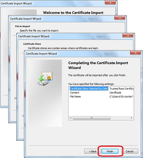 Google Chrome 51 - Import Root CA Certificate