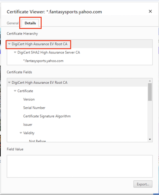 View Certificate Chain in Google Chrome 124