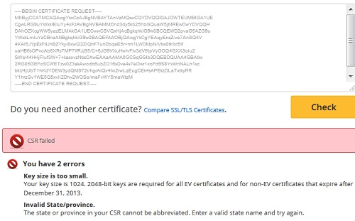 Symantec CSR Checker