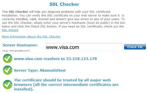 sslshopper SSL Checker