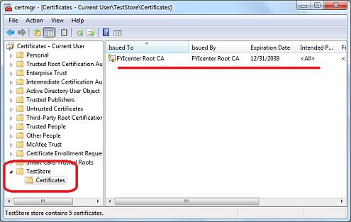 makecert.exe - Self-Signed Root Certificate
